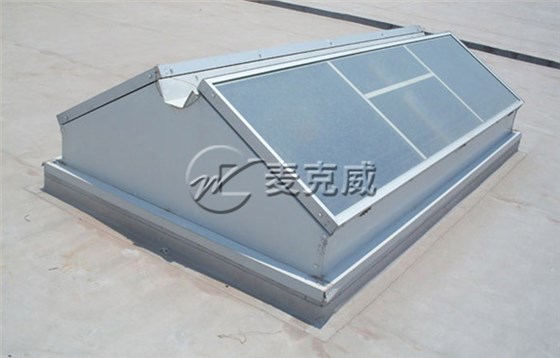 麥克威 下開式三角型電動采光排煙天窗 麥克威 下開式三角型電動采光排煙天窗