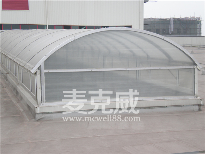 圓拱形側開采光通風天窗