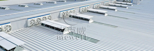 無釘無膠三角型電動(dòng)采光排煙天窗